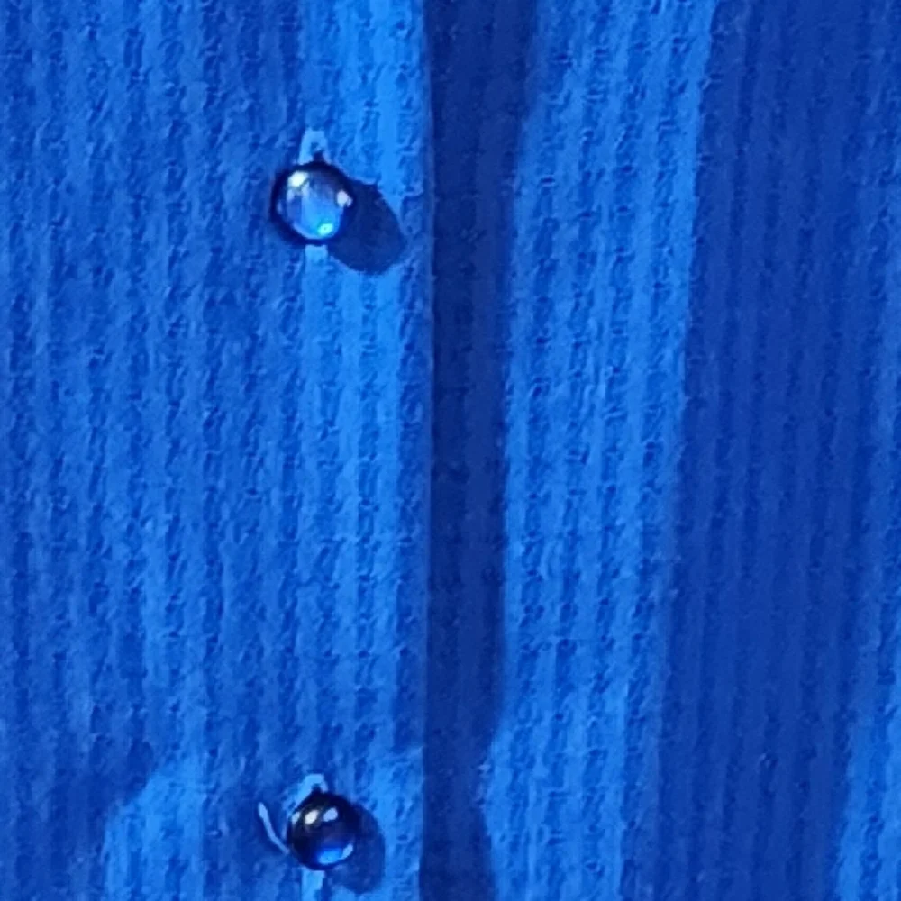 Susan Gail Collection Navy Blue Button-‎ up Blouse Women's 14